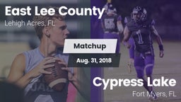 Matchup: East Lee County vs. Cypress Lake  2018