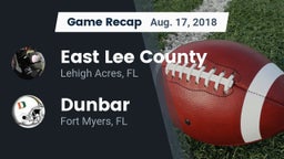 Recap: East Lee County  vs. Dunbar  2018