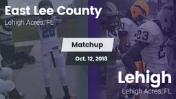 Matchup: East Lee County vs. Lehigh  2018