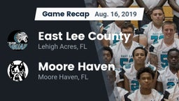 Recap: East Lee County  vs. Moore Haven  2019