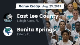 Recap: East Lee County  vs. Bonita Springs  2019
