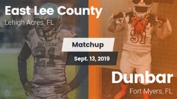 Matchup: East Lee County vs. Dunbar  2019