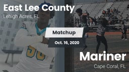 Matchup: East Lee County vs. Mariner  2020