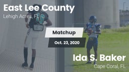 Matchup: East Lee County vs. Ida S. Baker  2020