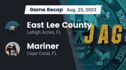 Recap: East Lee County  vs. Mariner  2023
