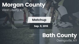 Matchup: Morgan County vs. Bath County  2016