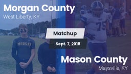 Matchup: Morgan County vs. Mason County  2018