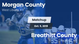 Matchup: Morgan County vs. Breathitt County  2018