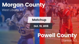 Matchup: Morgan County vs. Powell County  2018