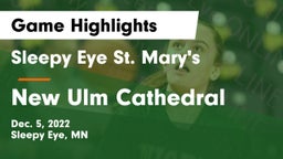 Sleepy Eye St. Mary's  vs New Ulm Cathedral  Game Highlights - Dec. 5, 2022
