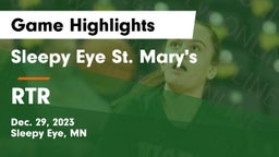 Sleepy Eye St. Mary's  vs RTR  Game Highlights - Dec. 29, 2023