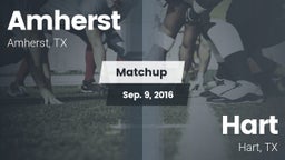 Matchup: Amherst vs. Hart  2016