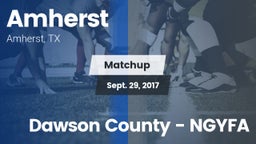 Matchup: Amherst vs. Dawson County - NGYFA 2017