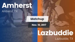 Matchup: Amherst vs. Lazbuddie  2017