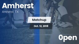 Matchup: Amherst vs. 0pen 2018