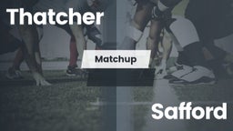 Matchup: Thatcher vs. Safford  2016