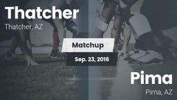 Matchup: Thatcher vs. Pima  2016