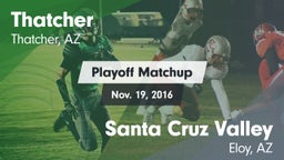 Matchup: Thatcher vs. Santa Cruz Valley  2016