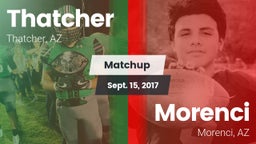 Matchup: Thatcher vs. Morenci  2017