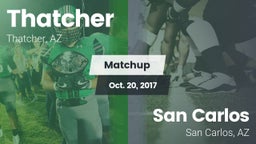 Matchup: Thatcher vs. San Carlos  2017