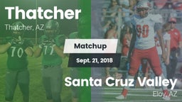 Matchup: Thatcher vs. Santa Cruz Valley  2018