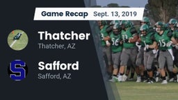 Recap: Thatcher  vs. Safford  2019