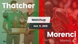 Matchup: Thatcher vs. Morenci  2019