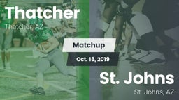 Matchup: Thatcher vs. St. Johns  2019