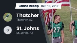 Recap: Thatcher  vs. St. Johns  2019