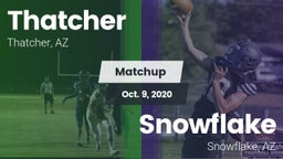 Matchup: Thatcher vs. Snowflake  2020