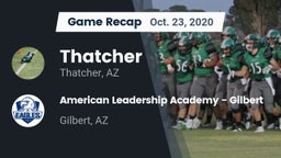 Recap: Thatcher  vs. American Leadership Academy - Gilbert  2020