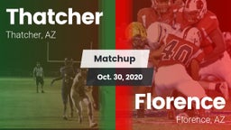 Matchup: Thatcher vs. Florence  2020
