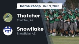 Recap: Thatcher  vs. Snowflake  2020