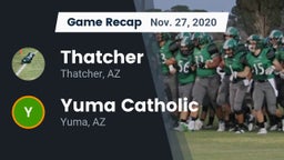 Recap: Thatcher  vs. Yuma Catholic  2020
