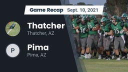 Recap: Thatcher  vs. Pima  2021