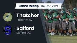 Recap: Thatcher  vs. Safford  2021