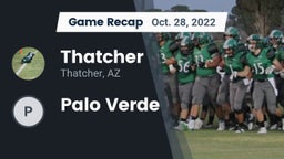 Recap: Thatcher  vs. Palo Verde 2022