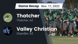 Recap: Thatcher  vs. Valley Christian  2022