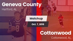 Matchup: Geneva County vs. Cottonwood  2016