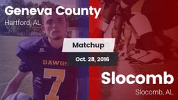 Matchup: Geneva County vs. Slocomb  2016