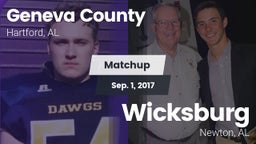 Matchup: Geneva County vs. Wicksburg  2017