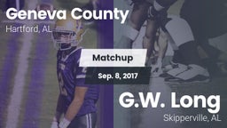 Matchup: Geneva County vs. G.W. Long  2017