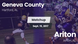 Matchup: Geneva County vs. Ariton  2017