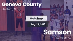 Matchup: Geneva County vs. Samson  2018