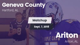 Matchup: Geneva County vs. Ariton  2018