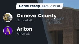 Recap: Geneva County  vs. Ariton  2018