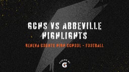 Geneva County football highlights GCHS vs ABBEVILLE HIGHLIGHTS