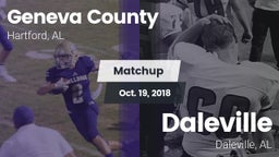 Matchup: Geneva County vs. Daleville  2018