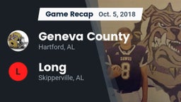 Recap: Geneva County  vs. Long  2018