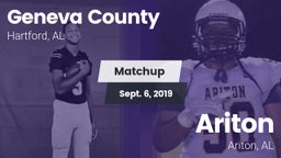 Matchup: Geneva County vs. Ariton  2019